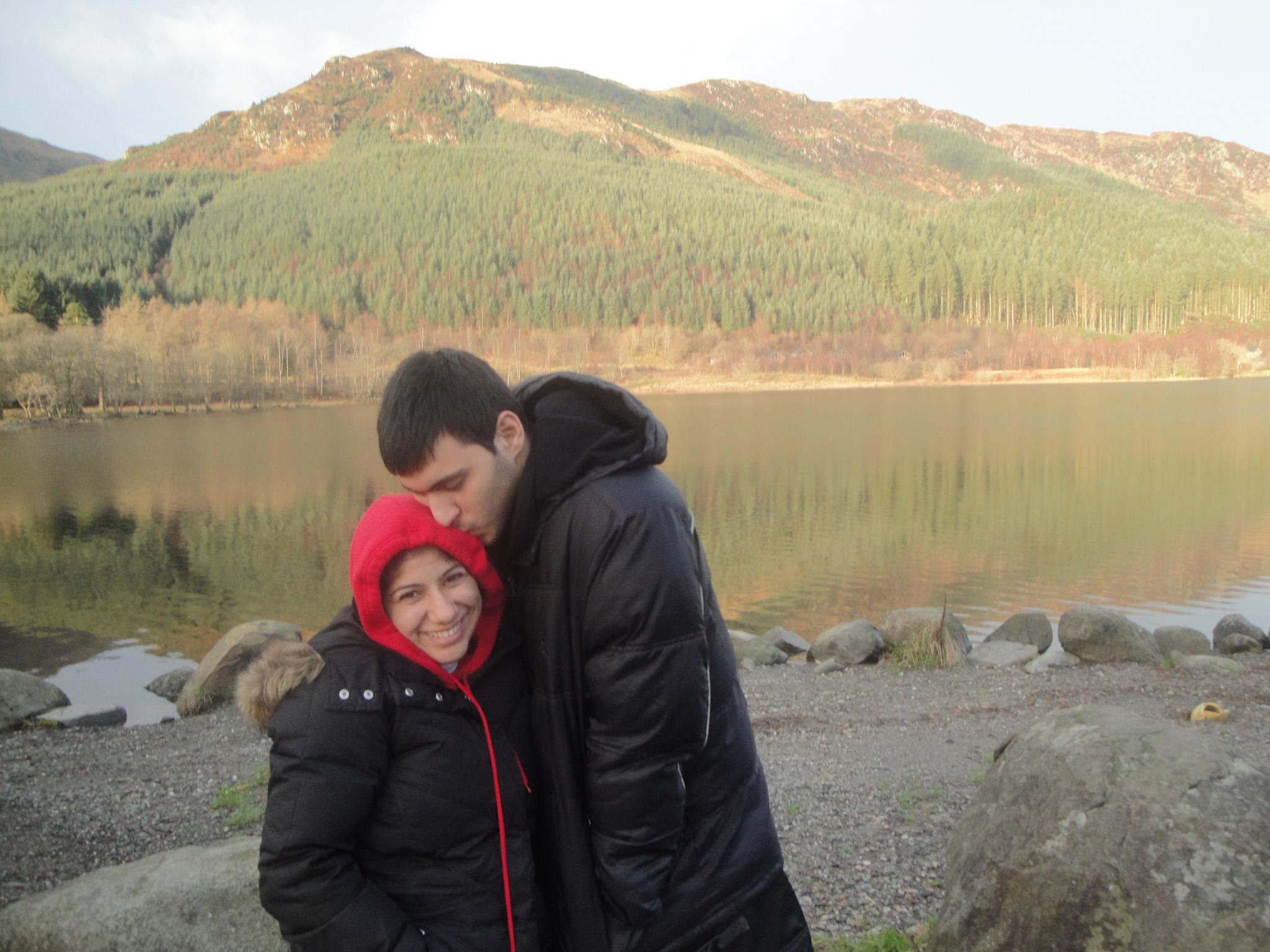 Jasmine visiting Yohan Vajifdar in Edinburgh Scotland while they were dating