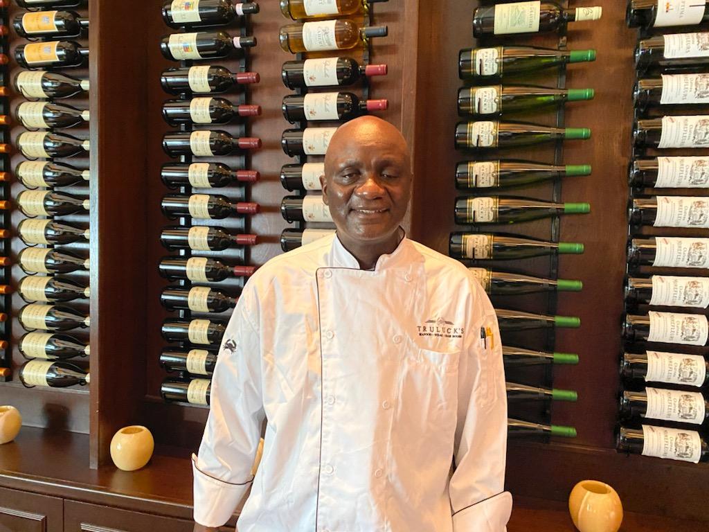 Chef Johnson Olawunmi at Truluck's Houston