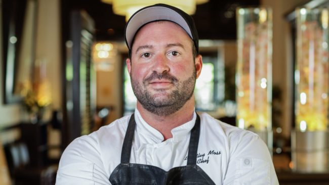 picture of Chef Brad Moss in the restaurant