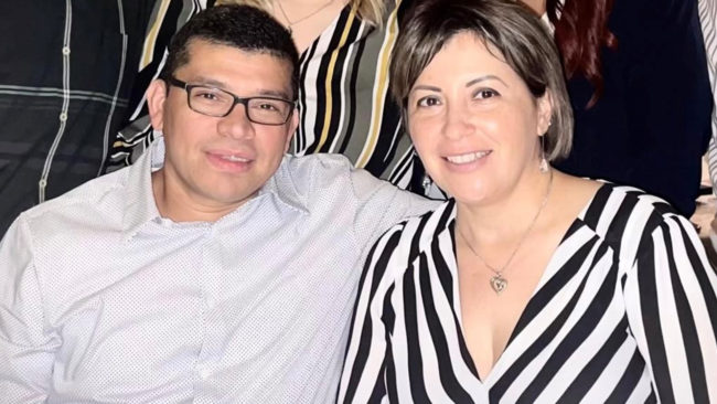 picture of Chef Misael with his wife